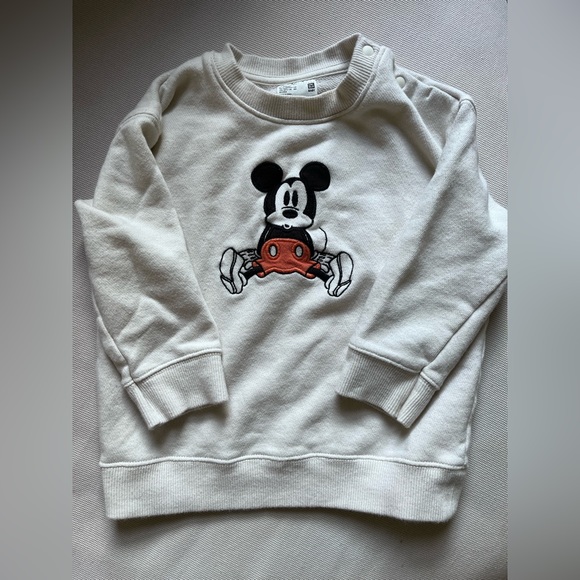 Uniqlo baby Mickey Mouse sweatshirts - Picture 2 of 3